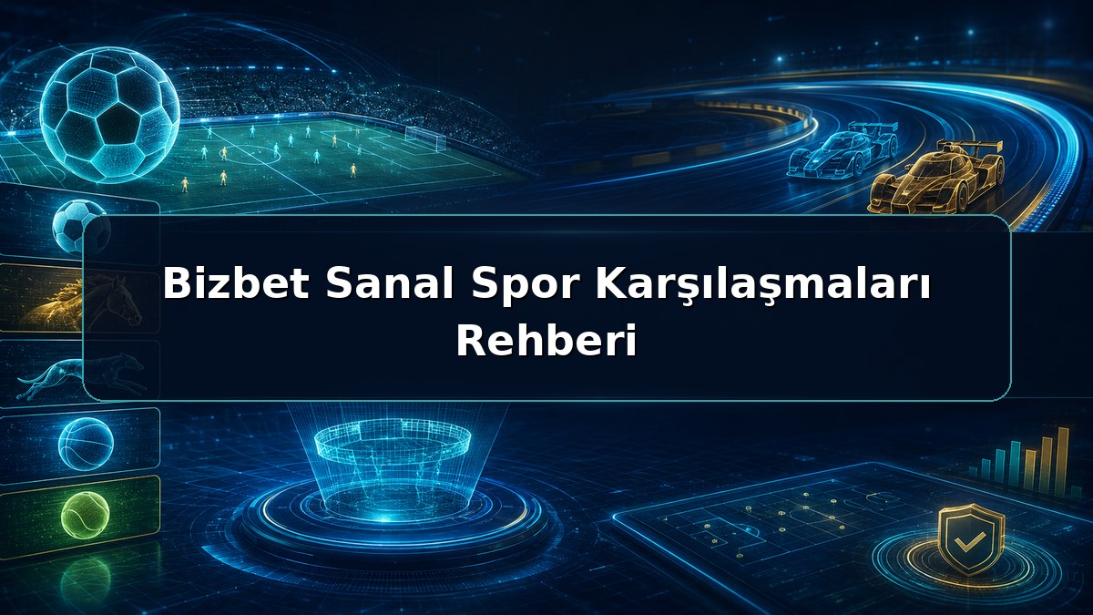 Bizbet Sanal Spor Karşılaşmaları Rehberi hakkında açıklayıcı Bizbet görseli